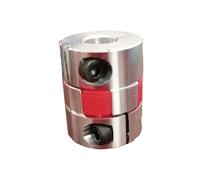 Aluminum Rigid Clamping Coupling 1pcs 10X10 D25L30 Aluminium Shaft Plum Blossom Coupling Motor Connector Flexible