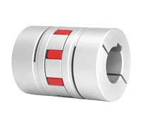 Aluminum Rigid Clamping Coupling 1PCS D105 L140 Aluminum Plum Blossom Coupling Stepping Servo Motor Available 19-65mm(42mm to 43mm)