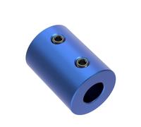 Aluminum Rigid Clamping Coupling 1pcs D18L25 Aluminum Alloy Couplings Flexible Shaft Coupler 3D Printers Stepper Motor Parts(5mm to 7mm)