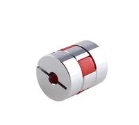 Aluminum Rigid Clamping Coupling 1pcs D20L25 Aluminum Plum Flexible Shaft Coupling CNC Stepper Motor Connector(6.35X10mm)