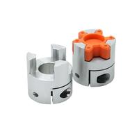 Aluminum Rigid Clamping Coupling 1pcs D20L25 Coupler Aluminium Plum Flexible Shaft Coupling Stepper Motor Connector(4x10)