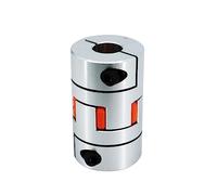 Aluminum Rigid Clamping Coupling 1pcs D20L25 Coupler CNC Aluminium Flexible Shaft Coupling Motor Connector 3D Printer(6mmX6mm)