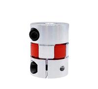 Aluminum Rigid Clamping Coupling 1pcs D20L25 Flexible Motor Coupler Aluminium Coupling(7x8)