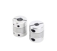 Aluminum Rigid Clamping Coupling 1pcs D25L30 Aluminum Alloy Elastic Coupling Winding Screw Motor Encoder Inner Hole 5mm 6mm 8mm 9mm 10mm 12mm(5x5)