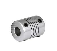 Aluminum Rigid Clamping Coupling 1pcs D25L30 Aluminum Flexible Coupling Motor Shaft Coupler 3D Printer(8mm x 12mm)