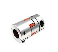 Aluminum Rigid Clamping Coupling 1pcs D25L30 Coupler Aluminium Plum CNC Flexible Shaft Coupling Motor Connector Parts(10x14)