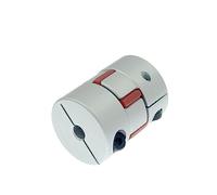 Aluminum Rigid Clamping Coupling 1pcs D25L30 Coupler Aluminium Plum Flexible Shaft Coupling Motor Connector CNC Couplings(6.35x6.35)