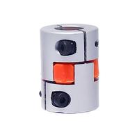 Aluminum Rigid Clamping Coupling 1pcs D25L30 Coupler Aluminium Plum Flexible Shaft Coupling Motor Connector(10x14)