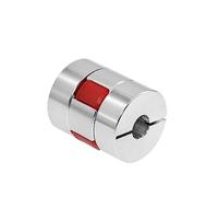 Aluminum Rigid Clamping Coupling 1pcs D25L30 Coupler Aluminium Plum Flexible Shaft Coupling Motor Connector(8x8)
