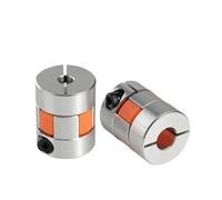 Aluminum Rigid Clamping Coupling 1pcs D25L30 Shaft Coupler Flexible Plum Coupling 6.35/8/9.5/10/12mm Stepper Motor(5x8)