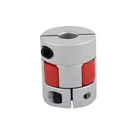 Aluminum Rigid Clamping Coupling 1pcs D25L30 Shaft Coupler Flexible Plum Coupling Aluminium Motor CNC Stepper(7mmx7mm)