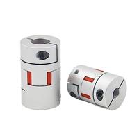 Aluminum Rigid Clamping Coupling 1pcs D30L42 Flexible Plum Clamp Coupler Shaft Coupling(6.35x14)