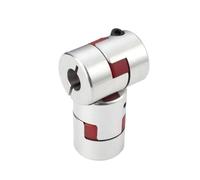 Aluminum Rigid Clamping Coupling 1pcs D30L42 Flexible Plum Coupling OD 30mm L 42mm Shaft CNC Machine 6/8/10/12/14/16mm Coupler(8x14)