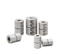 Aluminum Rigid Clamping Coupling 1pcs D32L45 D40L50 D60L60 Rigid Coupling Aluminium Alloy Shaft Coupler Screw Stepper Motor 3D Printer Engraving Machine(D40L50-16x19)