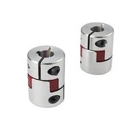 Aluminum Rigid Clamping Coupling 1pcs D35L50 Coupler Aluminium Plum Flexible Shaft Coupling Motor Connector(12x17)