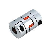 Aluminum Rigid Clamping Coupling 1pcs D40L50 Coupler Aluminium CNC Plum Flexible Shaft Coupling Stepper Motor Connector(10x20)