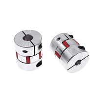 Aluminum Rigid Clamping Coupling 1pcs D40L50 Flexible Plum Clamp MotorCoupler Shaft Aluminium Coupler(15x15)