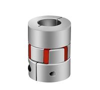 Aluminum Rigid Clamping Coupling 1PCS D40L50 Flexible Plum Clamp Motorcoupler Shaft CNC Coupling(12x20)