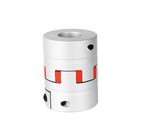 Aluminum Rigid Clamping Coupling 1pcs D40L50 Plum Coupler Cardan Motor Connector Flexible CNC Shaft Coupling 3D Printer(14x14)