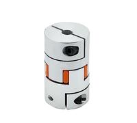 Aluminum Rigid Clamping Coupling 1pcs D40L66 Coupler CNC Aluminium Plum Flexible Shaft Coupling Stepper Motor Connector(20x20)