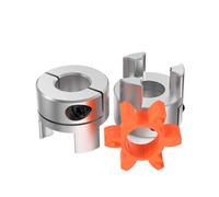 Aluminum Rigid Clamping Coupling 1pcs D40L66 Flexible Plum Coupler Stepper Servo Motor Shaft Connector Claw Coupling 8/9/10/11/12/14/16/18/20/22mm(16x17)