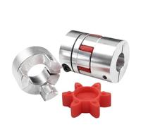 Aluminum Rigid Clamping Coupling 1pcs D45L66 Plum Coupling Star Engraving Machine Servo Motor Coupler Inner Hole 10/12/14/15/16/18/19/20/22/24/25mm(14-25)