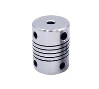 Aluminum Rigid Clamping Coupling 5PCS D19*L25 Aluminium Flexible Jaw Shaft Coupling 5/8/6.35/8/10mm Stepper Motor Coupler Encoders Engraving Machine(7 X 8)
