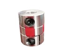Aluminum Rigid Clamping Coupling 6.35X8 D25L30 Aluminium Shaft Plum Blossom Coupling Motor Connector Flexible 1pcs