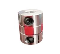 Aluminum Rigid Clamping Coupling 6X6.35 D25L30 Aluminium Shaft Plum Blossom Coupling Motor Connector Flexible 1pcs