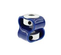 Aluminum Rigid Clamping Coupling Coupling D27L30 D27L40 S-type Plastic Flexible Eccentric Declination Elastic Motor Encoder 8-shaped Coupler(D27L30-4X6)