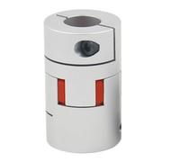 Aluminum Rigid Clamping Coupling D25L30 Inner Size 4 To 12mm 4/5/6/6.35/7/8/9/10/11/12 Aluminum Alloy High Torque Plum Blossom Motor Shaft Flexible Couplings(10mm to 14mm)