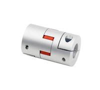 Aluminum Rigid Clamping Coupling D25L30 Inner Size 4 To 12mm 4/5/6/6.35/7/8/9/10/11/12 Aluminum Alloy High Torque Plum Blossom Motor Shaft Flexible Couplings(6mm to 14mm)