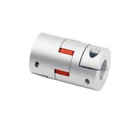 Aluminum Rigid Clamping Coupling D30L42 Inner Size 5 To 16mm 5/6/6.35/7/8/9/10/11/12/14/16 Aluminum Alloy High Torque Plum Blossom Motor Shaft Flexible Couplings(10x10)
