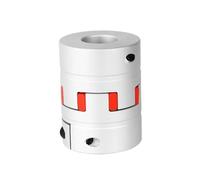 Aluminum Rigid Clamping Coupling D40L85 1PC Couple Cardan Motor Connector Flexible Shaft Adapter Coupler Three Jaw Coupling Keyway 3D Printer Screw(16x19)