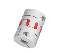 Aluminum Rigid Clamping Coupling D40mm L50mm Coupler Aluminium Plum Flexible Shaft Coupling Motor Connector 15/16/17/18/19/20/22/24mm(20mm to 22m)