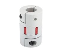 Aluminum Rigid Clamping Coupling D65 L90 Plum Blossom Coupling Jaw Flexible Coupler Aluminum Alloy Motor Connector 15/16/18/19/20/22/24/25/28/30/32/35/38mm(16X20)