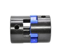 Aluminum Rigid Clamping Coupling L075 D44.5L51 Inner Hole 10 12 14 15 16 17 18 19 20 22 24 25 3 Jaw Coupling Plum Servo Motor Star Couplings(19-19)
