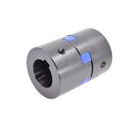 Aluminum Rigid Clamping Coupling L075 D44.5L51 Three Jaw Coupling Inner Hole 10/12/14/15/16/17/18/20/22/24/25 Plum-Coupler Servo Motor/Star High Torque(15x20mm)