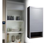 Aluminum Roller Shutter Cabinet Kit - SpaceSaving Tambour Doors for Kitchen Appliances & Home Decor - Stylish Modern Storage Solution for Organized Interiors
