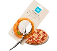 Aluminum Rolling Pizza Cutter Wheel - by Taylors Eye Witness. Blade with Stainless Steel Construction. Dishwasher Safe, Easily Glides Through Tough Dough with Guard to Protect Hands, Chrome Colour