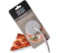 Aluminum Rolling Pizza Cutter Wheel - Taylors Eye Witness. Blade with Stainless Steel Construction. Dishwasher Safe, Easily Glides Through Tough Dough with Guard to Protect Hands, Baked Clay Colour