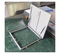 Aluminum Roof Exit Hatch 50x50 to 80x80cm - Roof Window Cover with Rubber Seal for Industrial & Commercial Use - White Roof Access Panel (100x40cm/39.4x15.7in)