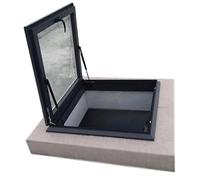 Aluminum Roof Hatch Multi-Purpose Roof Window for Attics Ventilation & Lighting Ideal for Chimney Sweeps 118x78cm (46.5x30.74in)