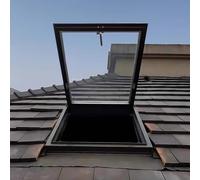 Aluminum Roof Window Square/Rectangular Double-Vertical Basement Ventilation 40 x 20 Partition Ideal for Well Coverage & Stylish Design