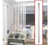 Aluminum Room Divider Posts, Adjustable Privacy Screens for Floor to Ceiling Use, Modern Slat Design for Studio, Hallway, and Stairway Entrance