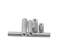 Aluminum Round Coupling Nut Assortment M2 M2.5 M3 M4 M5 M6 M8 M10 Standoff Spacer Rods for RC Multirotors Drones(M6x60mmx5PCS)