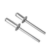 Aluminum Round Head Blind Rivet M2 .4 .8 M3 .2 .6 M4 M5 M6 Steel Mandrel Pull Anchor Dome Exhaust(10mm,M2 (20Pcs))