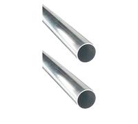 Aluminum Round Tube 1.57" x 1.34" x 31.5" Long, 2Pcs 40mm x 34mm x 800mm OD x ID x L 6063 Round Aluminum Tubing 40mm Outer Diameter Wall Thickness 3mm (Kwweeoo)