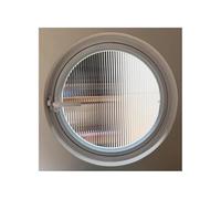Aluminum Round Viewing Glass Window, Lockable Recessed Shed Windows and More for Workshop/Gallery/Museum, Porthole Window Replacement(Diameter 50cm/1.6ft)
