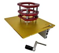 Aluminum Router Lift for Woodworking Manual Router Lifting Kit RustProof Base with Clear Scale Precision Tools for Woodworking Enthusiasts and Professionals